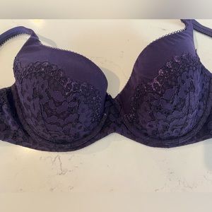 Victoria’s Secret Body by Victoria 38C lacey purple bra - worn 2 times